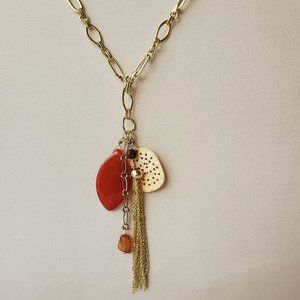 Chico's Warm Tone Gold Necklace